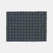 Scottish Clan MacLaren Classic Tartan Fleece Deken (Voorkant (Horizontaal))