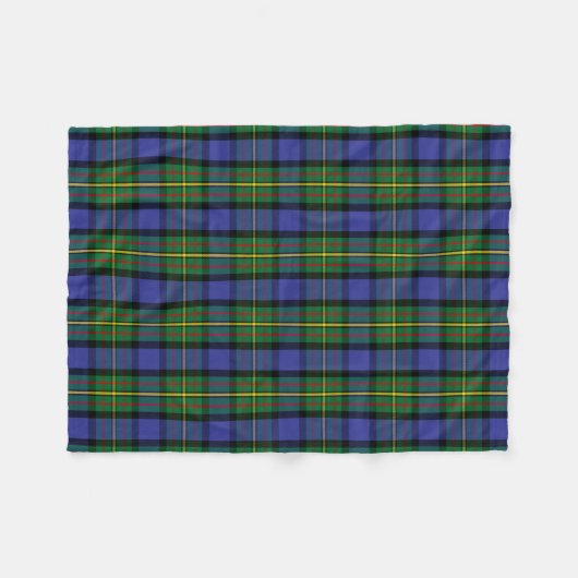Scottish Clan MacLaren Tartan Pset Fleece Deken (Voorkant (Horizontaal))