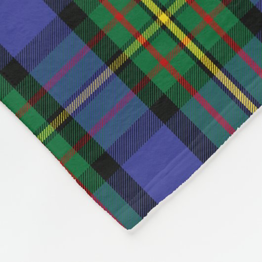Scottish Clan MacLaren Tartan Pset Fleece Deken (Hoek)