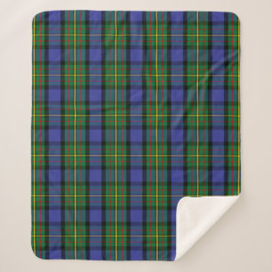 Scottish Clan MacLaren Tartan Pset Sherpa Deken
