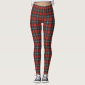 Scottish Clan MacLea Livingstone Tartan Pset Leggings (Voorkant)