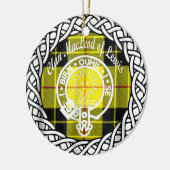 Scottish Clan MacLead van Lewis Tartan en Crest Keramisch Ornament (Links)