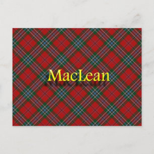Scottish Clan MacLean Briefkaart