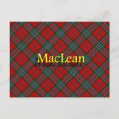 Scottish Clan MacLean Briefkaart (Voorkant)