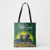 Scottish Clan MacLean Duart Castle Tartan Pset Tote Bag (Voorkant)