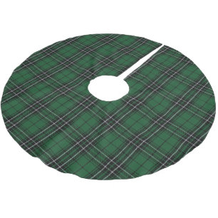 Scottish Clan MacLean Green Black Hunting Tartan Kerstboom Rok