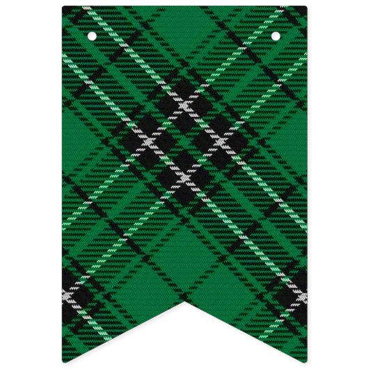 Scottish Clan MacLean Hunting Tartan Vlaggetjes (Tweede vlag)