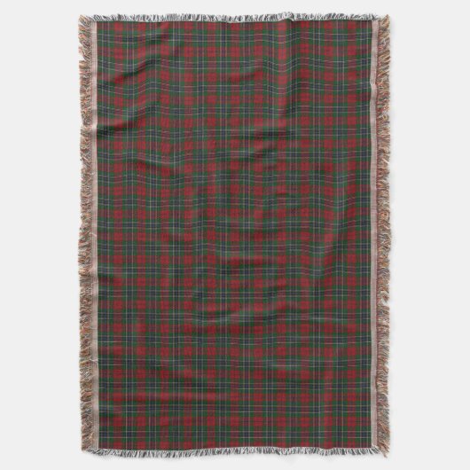 Scottish Clan MacLean Tartan Deken (Voorkant Verticaal)