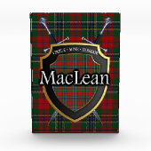 Scottish Clan MacLean Tartan Fotoblokken (Voorkant)