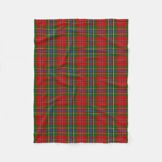 Scottish Clan MacLean van Duart Tartan Pset Fleece Deken (Voorkant)