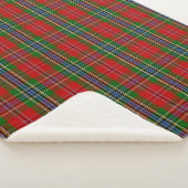 Scottish Clan MacLean van Duart Tartan Pset Sherpa Deken (3/4)