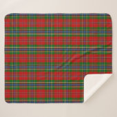 Scottish Clan MacLean van Duart Tartan Pset Sherpa Deken (Voorkant (horizontaal))