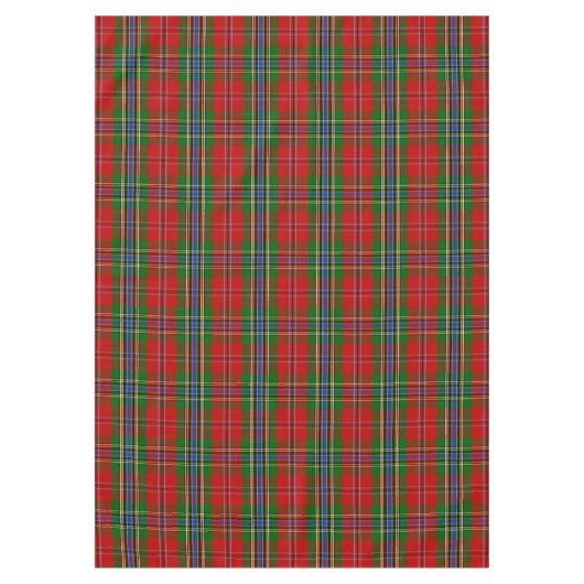 Scottish Clan MacLean van Duart Tartan Pset Tafelkleed (Voorkant)
