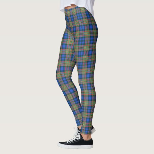 Scottish Clan MacLellan Blue en Green Tartan Leggings (Links)