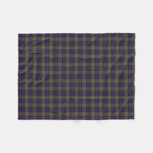 Scottish Clan MacLellan Classic Tartan Fleece Deken (Voorkant (Horizontaal))