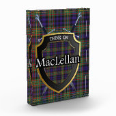 Scottish Clan MacLellan Tartan Fotoblokken (Links)