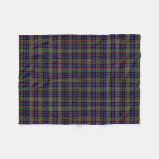 Scottish Clan MacLellan Tartan Pset Fleece Deken (Voorkant (Horizontaal))