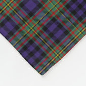 Scottish Clan MacLellan Tartan Pset Fleece Deken (Hoek)