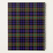 Scottish Clan MacLellan Tartan Pset Planner (Achterkant)