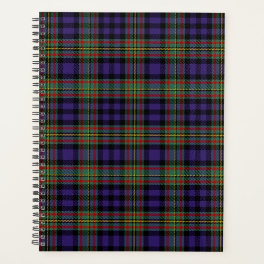 Scottish Clan MacLellan Tartan Pset Planner (Voorkant)