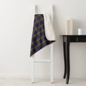 Scottish Clan MacLellan Tartan Pset Sherpa Deken (In situ)