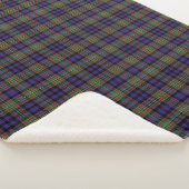 Scottish Clan MacLellan Tartan Pset Sherpa Deken (3/4)