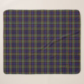 Scottish Clan MacLellan Tartan Pset Sherpa Deken (Voorkant (horizontaal))