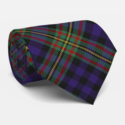 Scottish Clan MacLellan Tartan Stropdas (Opgerold)