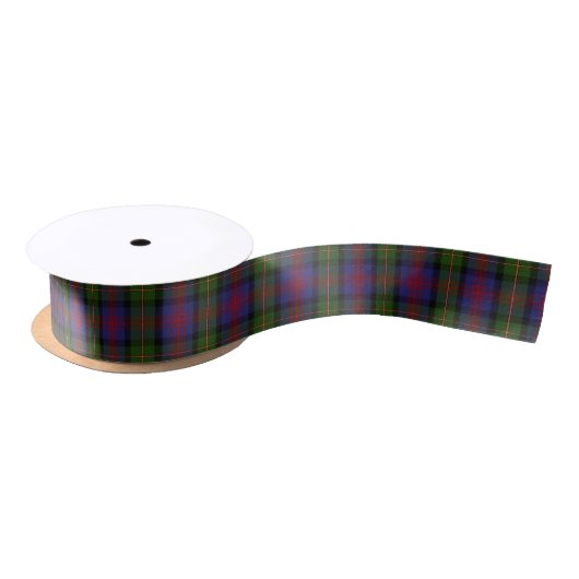 Scottish Clan MacLennan Classic Tartan Satijnen Lint (Spoel)