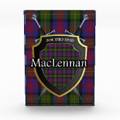 Scottish Clan MacLennan Tartan Fotoblokken (Voorkant)