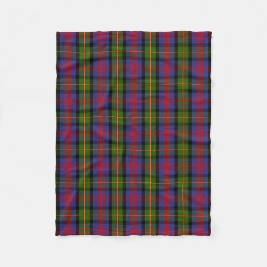 Scottish Clan MacLennan Tartan Pset Fleece Deken (Voorkant)