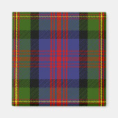 Scottish Clan MacLennan Tartan Pset Magneet (Voorkant)