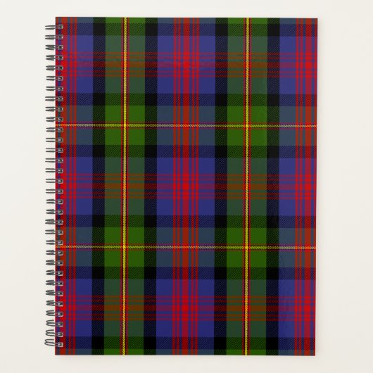 Scottish Clan MacLennan Tartan Pset Planner (Voorkant)