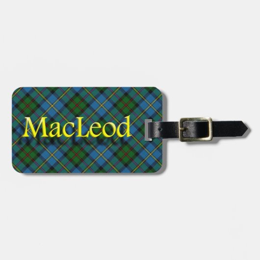 Scottish Clan MacLeod Bagagelabel (Voorkant horizontaal)