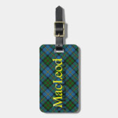 Scottish Clan MacLeod Bagagelabel (Voorkant verticaal)