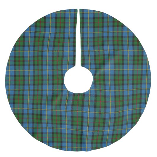 Scottish Clan MacLeod Blue Tartan Kerstboom Rok (Voorkant)