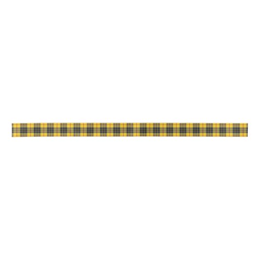 Scottish Clan MacLeod Classic Tartan Ribbon Satijnen Lint (Voorkant)