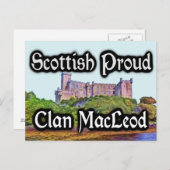 Scottish Clan MacLeod Dunvegan Castle Briefkaart (Voorkant / Achterkant)