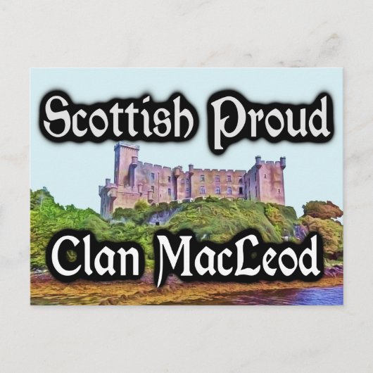 Scottish Clan MacLeod Dunvegan Castle Briefkaart (Voorkant)