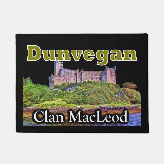 Scottish Clan MacLeod Dunvegan Castle Deurmat (Voorkant)