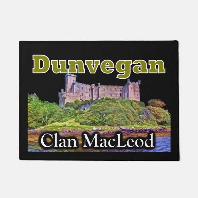 Scottish Clan MacLeod Dunvegan Castle Deurmat (Voorkant)