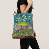Scottish Clan MacLeod Dunvegan Castle Tartan Pset Tote Bag (Dichtbij)