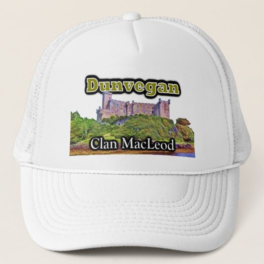 Scottish Clan MacLeod Dunvegan Castle Trucker Pet (Voorkant)