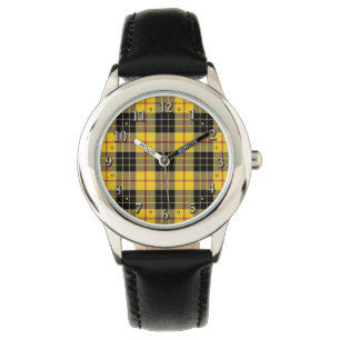 Scottish Clan MacLeod Family Tartan Pset Horloge