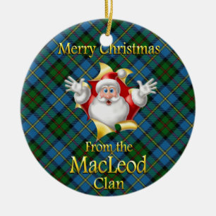 Scottish Clan MacLeod kerstversiering Keramisch Ornament
