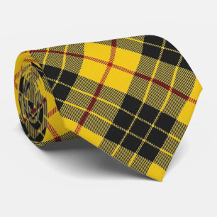 Scottish Clan MacLeod M Monogram Tartan Stropdas