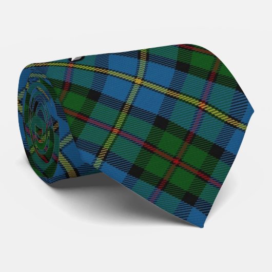 Scottish Clan MacLeod M Monogram Tartan Stropdas (Opgerold)