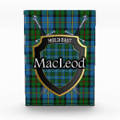 Scottish Clan MacLeod of Harris Tartan Fotoblokken (Voorkant)