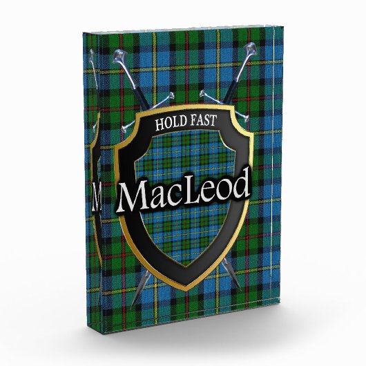 Scottish Clan MacLeod of Harris Tartan Fotoblokken (Links)