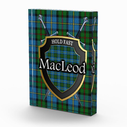 Scottish Clan MacLeod of Harris Tartan Fotoblokken (Rechts)